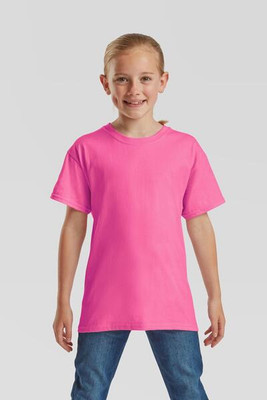 Fruit of the Loom F61033 - Durable 100% Ethical Cotton Kids Classic Fit T-Shirt by Fruit of the Loom