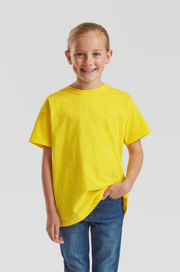 Fruit of the Loom F61033 - Durable 100% Ethical Cotton Kids Classic Fit T-Shirt by Fruit of the Loom