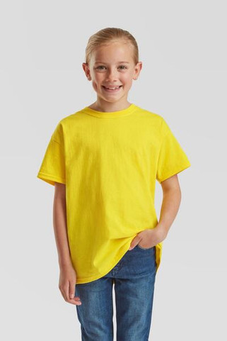 Fruit of the Loom F61033 - Durable 100% Ethical Cotton Kids Classic Fit T-Shirt by Fruit of the Loom