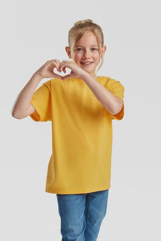 Fruit of the Loom F61033 - Durable 100% Ethical Cotton Kids Classic Fit T-Shirt by Fruit of the Loom