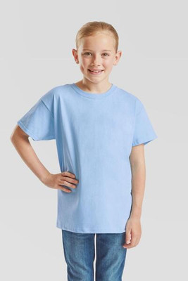 Fruit of the Loom F61033 - Durable 100% Ethical Cotton Kids Classic Fit T-Shirt by Fruit of the Loom