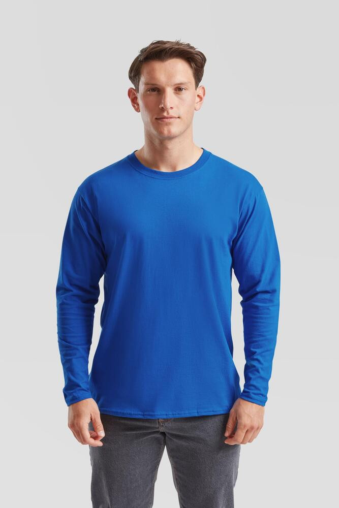 Fruit Of The Loom F61038 - Long Sleeve Valueweight - Royal