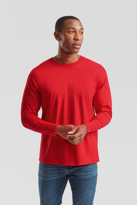 Fruit of the Loom F61038 - Premium Long Sleeve Crew Neck T-Shirt for Unisex