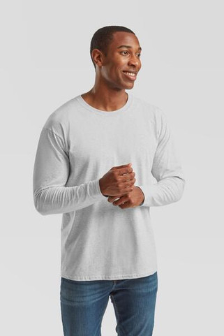 Fruit of the Loom F61038 - Premium Long Sleeve Crew Neck T-Shirt for Unisex