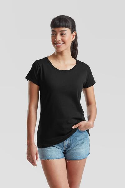 Fruit of the Loom F61372 - LadyFit Classic Crew Neck T-Shirt with Feminine Fit