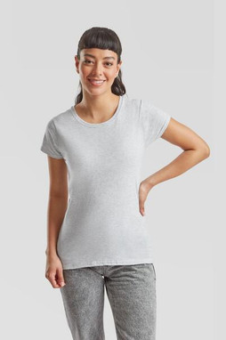 Fruit of the Loom F61372 - LadyFit Classic Crew Neck T-Shirt with Feminine Fit