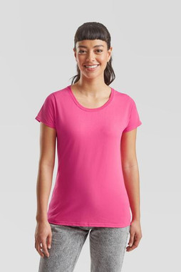 Fruit of the Loom F61372 - LadyFit Classic Crew Neck T-Shirt with Feminine Fit