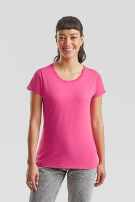 Fruit of the Loom F61372 - LadyFit Classic Crew Neck T-Shirt with Feminine Fit