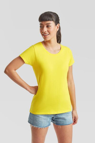 Fruit of the Loom F61372 - LadyFit Classic Crew Neck T-Shirt with Feminine Fit