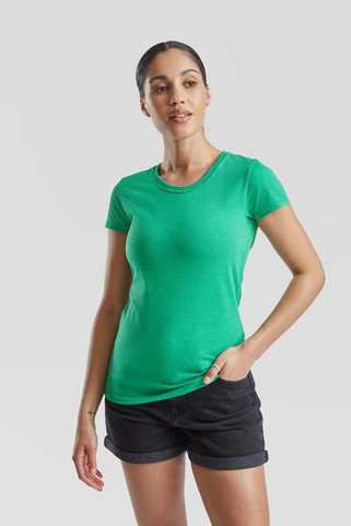 Fruit of the Loom F61372 - LadyFit Classic Crew Neck T-Shirt with Feminine Fit