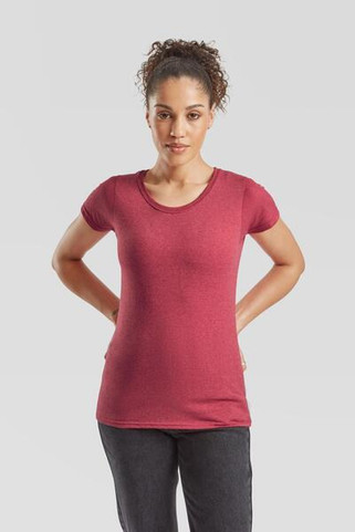 Fruit of the Loom F61372 - LadyFit Classic Crew Neck T-Shirt with Feminine Fit