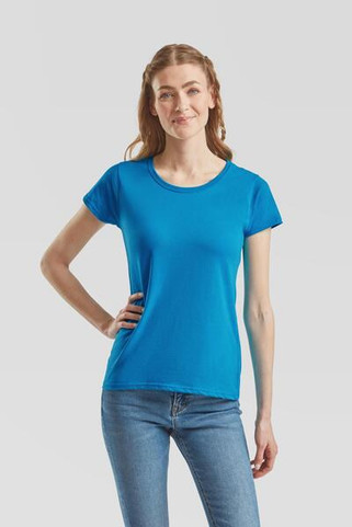 Fruit of the Loom F61372 - LadyFit Classic Crew Neck T-Shirt with Feminine Fit