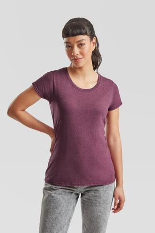 Fruit of the Loom F61372 - LadyFit Classic Crew Neck T-Shirt with Feminine Fit