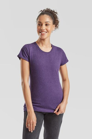 Fruit of the Loom F61372 - LadyFit Classic Crew Neck T-Shirt with Feminine Fit