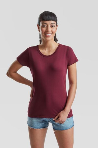 Fruit of the Loom F61372 - LadyFit Classic Crew Neck T-Shirt with Feminine Fit