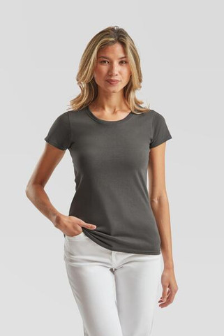 Fruit of the Loom F61372 - LadyFit Classic Crew Neck T-Shirt with Feminine Fit