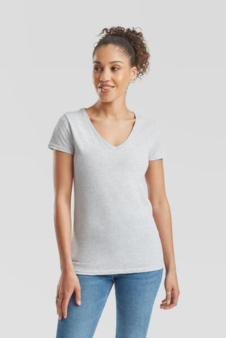 Fruit of the Loom F61398 - Fruit of the Loom Womens Classic V-Neck Tee