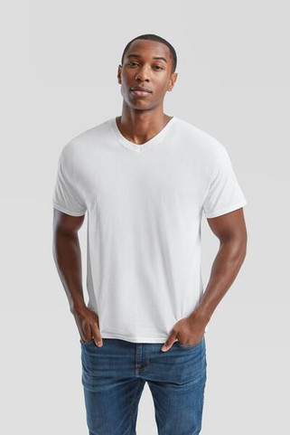 Fruit of the Loom F61426 - Premium Unisex V-Neck Cotton T-Shirt for Men