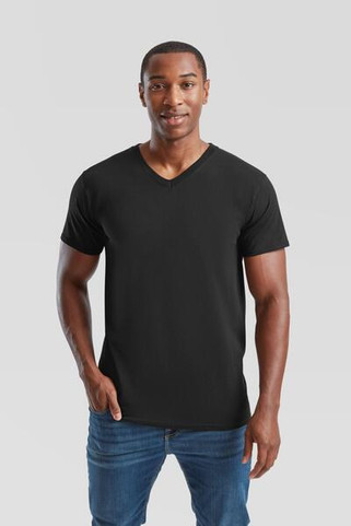 Fruit of the Loom F61426 - Premium Unisex V-Neck Cotton T-Shirt for Men
