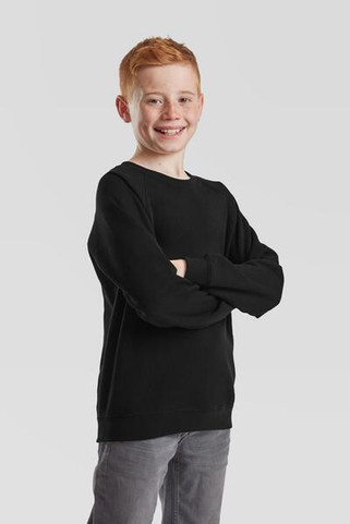 Fruit of the Loom F62039 - Classic Raglan Sleeve Kids School Sweatshirt