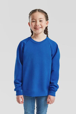 Fruit of the Loom F62039 - Classic Raglan Sleeve Kids School Sweatshirt