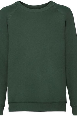 Fruit of the Loom F62039 - Classic Raglan Sleeve Kids School Sweatshirt