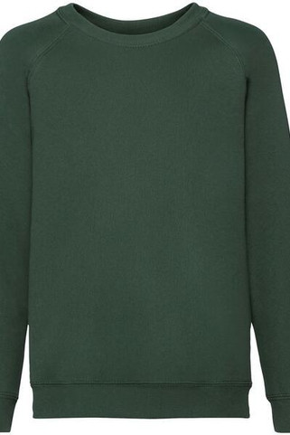 Fruit of the Loom F62039 - Classic Raglan Sleeve Kids School Sweatshirt