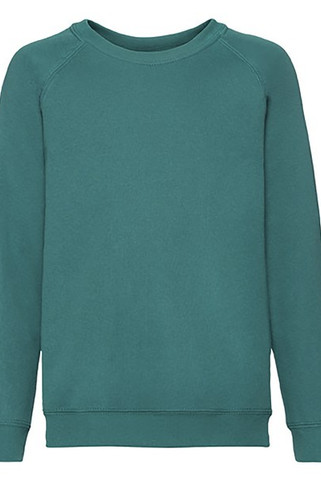 Fruit of the Loom F62039 - Classic Raglan Sleeve Kids School Sweatshirt