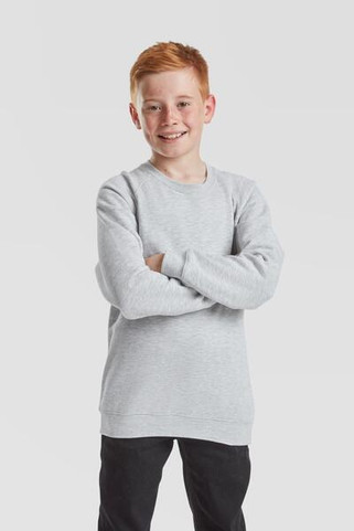 Fruit of the Loom F62039 - Classic Raglan Sleeve Kids School Sweatshirt