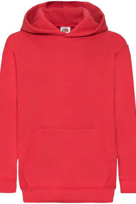 Fruit of the Loom F62043 - Durable Kids Fleece Pullover Hoodie with Pouch Pocket
