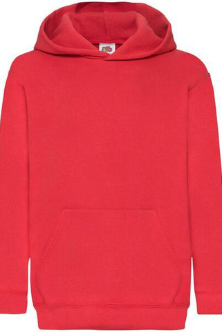 Fruit of the Loom F62043 - Durable Kids Fleece Pullover Hoodie with Pouch Pocket