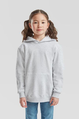 Fruit of the Loom F62043 - Durable Kids Fleece Pullover Hoodie with Pouch Pocket