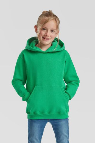 Fruit of the Loom F62043 - Durable Kids Fleece Pullover Hoodie with Pouch Pocket