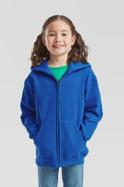 Fruit of the Loom F62045 - Durable Kids Fleece Zip Hoodie with Pockets