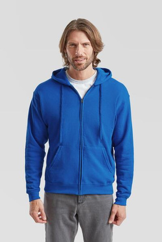 Fruit of the Loom F62062 - Durable Full-Zip Fleece Hooded Sweatshirt for Men