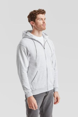 Fruit of the Loom F62062 - Durable Full-Zip Fleece Hooded Sweatshirt for Men