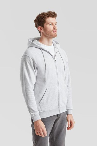 Fruit of the Loom F62062 - Durable Full-Zip Fleece Hooded Sweatshirt for Men