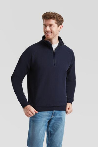 Fruit of the Loom F62114 - Durable Classic Zip Neck Fleece Jacket for Men