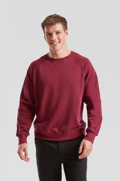 Fruit of the Loom F62216 - Classic Raglan Sleeve Cotton Blend Sweatshirt