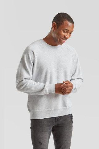 Fruit of the Loom F62216 - Classic Raglan Sleeve Cotton Blend Sweatshirt