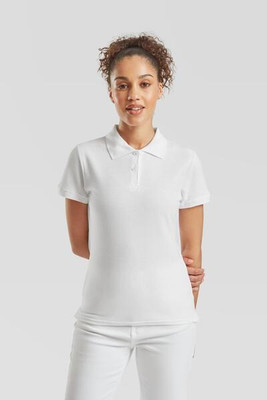 Fruit of the Loom F63030 - Elegant Feminine Fit Cotton Polo for Ladies