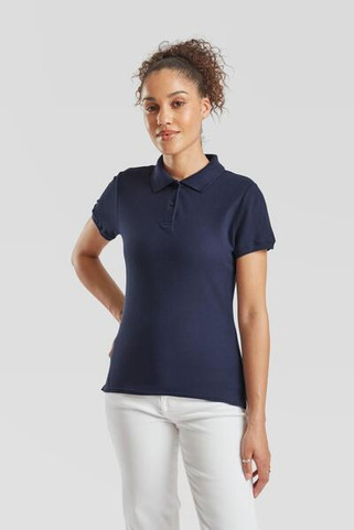 Fruit of the Loom F63030 - Elegant Feminine Fit Cotton Polo for Ladies