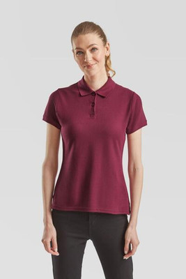 Fruit of the Loom F63030 - Elegant Feminine Fit Cotton Polo for Ladies