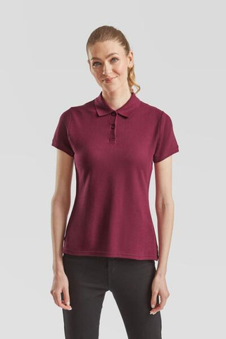 Fruit of the Loom F63030 - Elegant Feminine Fit Cotton Polo for Ladies