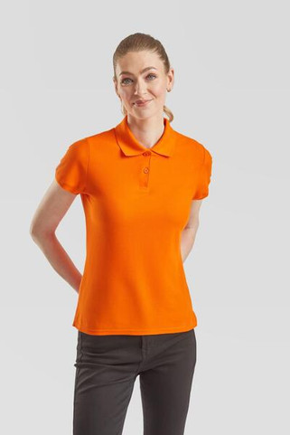 Fruit of the Loom F63030 - Elegant Feminine Fit Cotton Polo for Ladies