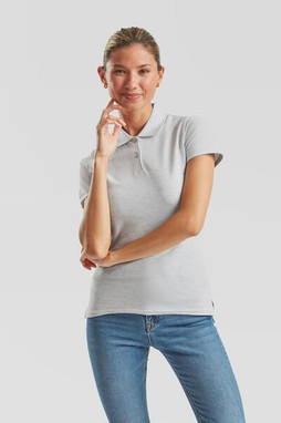 Fruit of the Loom F63030 - Elegant Feminine Fit Cotton Polo for Ladies