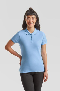 Fruit of the Loom F63030 - Elegant Feminine Fit Cotton Polo for Ladies