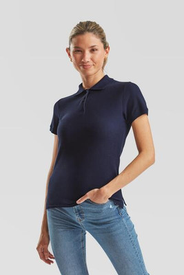 Fruit of the Loom F63030 - Elegant Feminine Fit Cotton Polo for Ladies