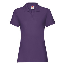 Fruit of the Loom F63030 - Elegant Feminine Fit Cotton Polo for Ladies