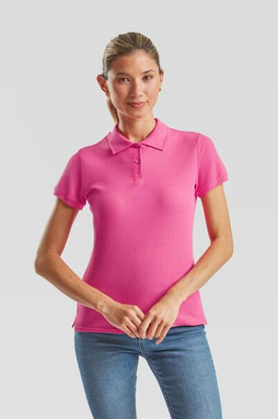 Fruit of the Loom F63030 - Elegant Feminine Fit Cotton Polo for Ladies